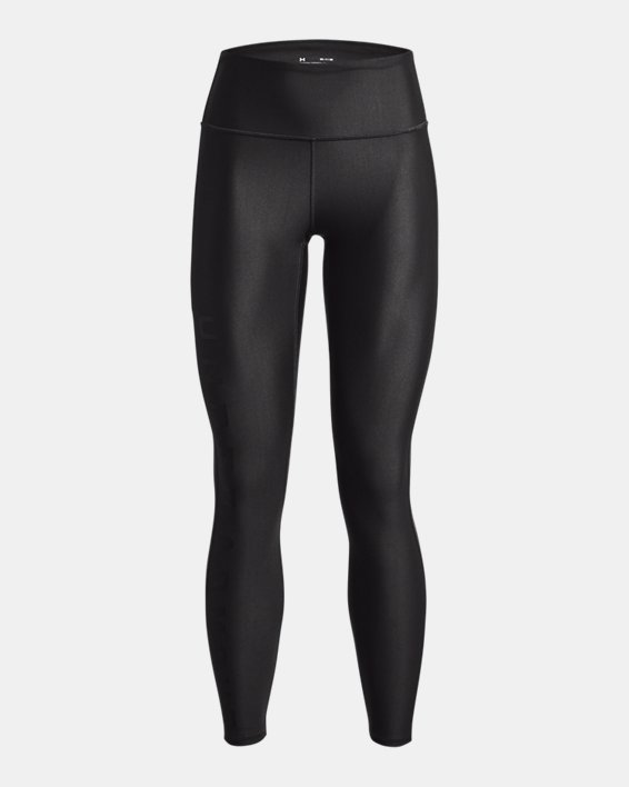 Damen HeatGear® No-Slip Waistband Full-Length-Leggings, Gray, pdpMainDesktop image number 4